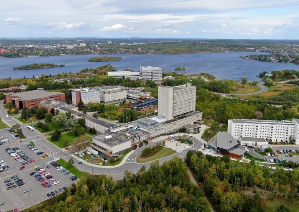 Laurentian University campus aerial 2