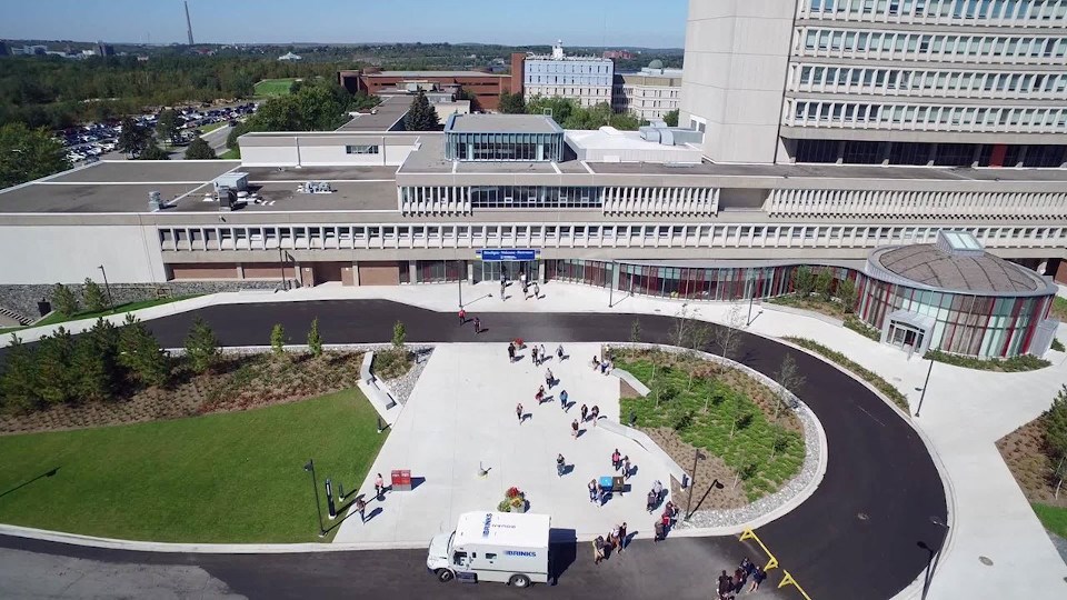 Laurentian University campus aerial 4