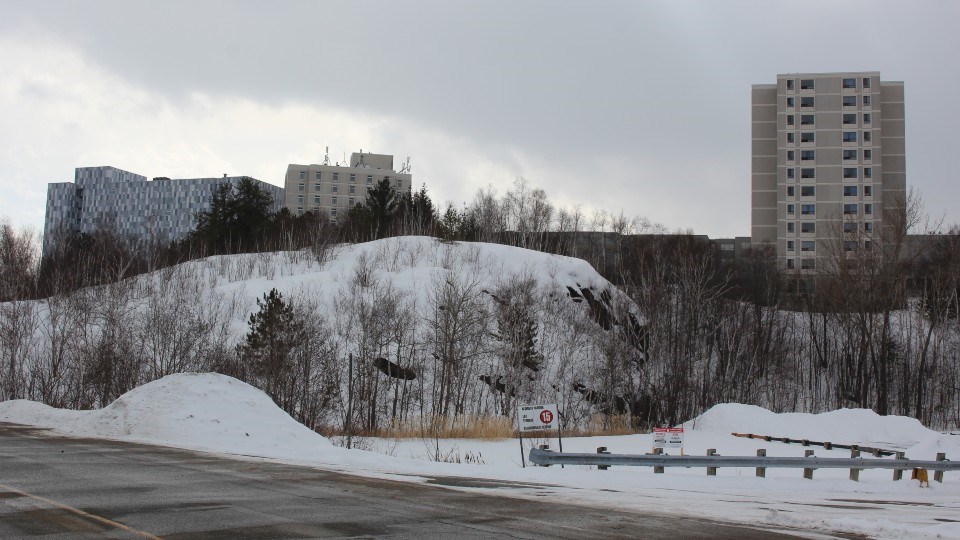 Laurentian University winter photo