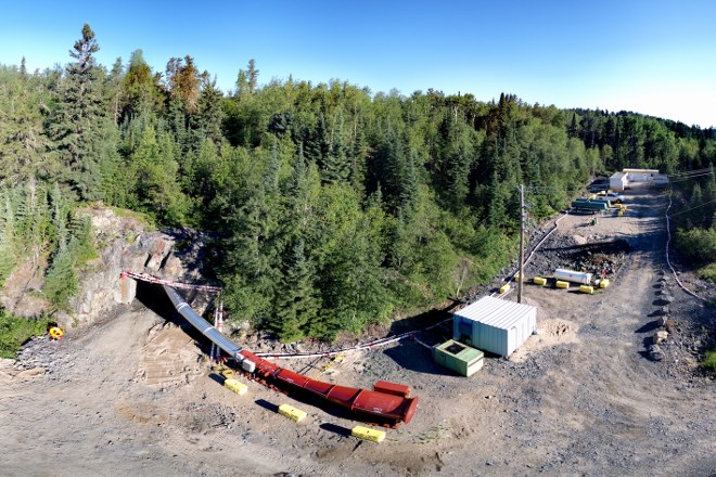 Madsen portal and ramp entrance.