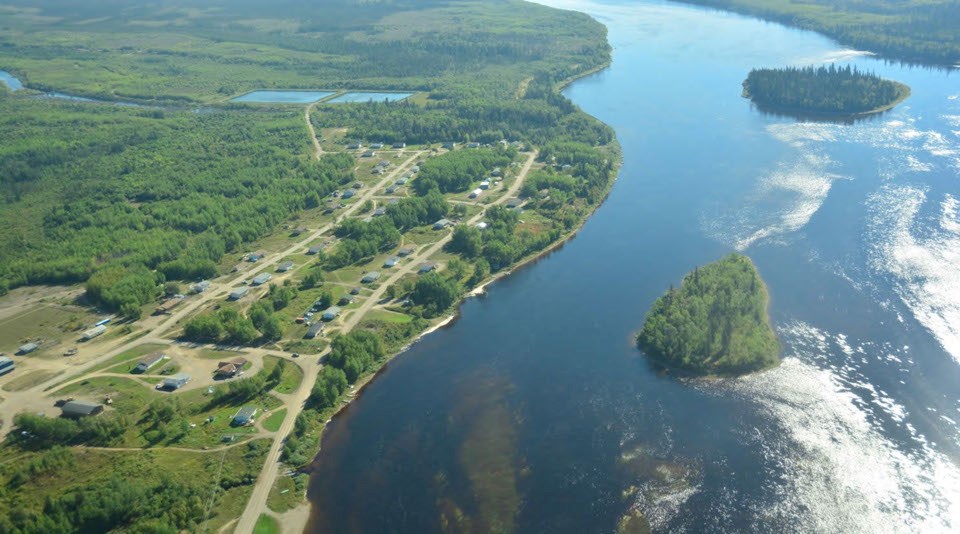 Marten Falls aerial