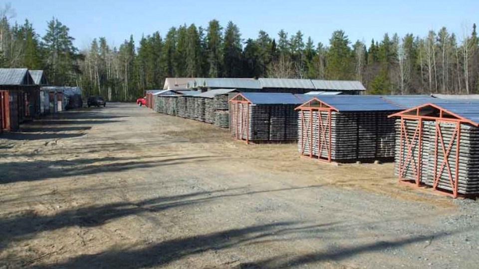 Moneta Porcupine Mines core shacks