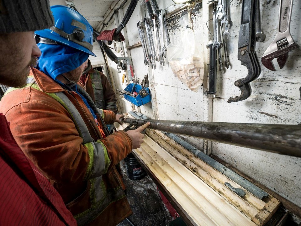 Moneta Porcupines Mines photo (core shack)