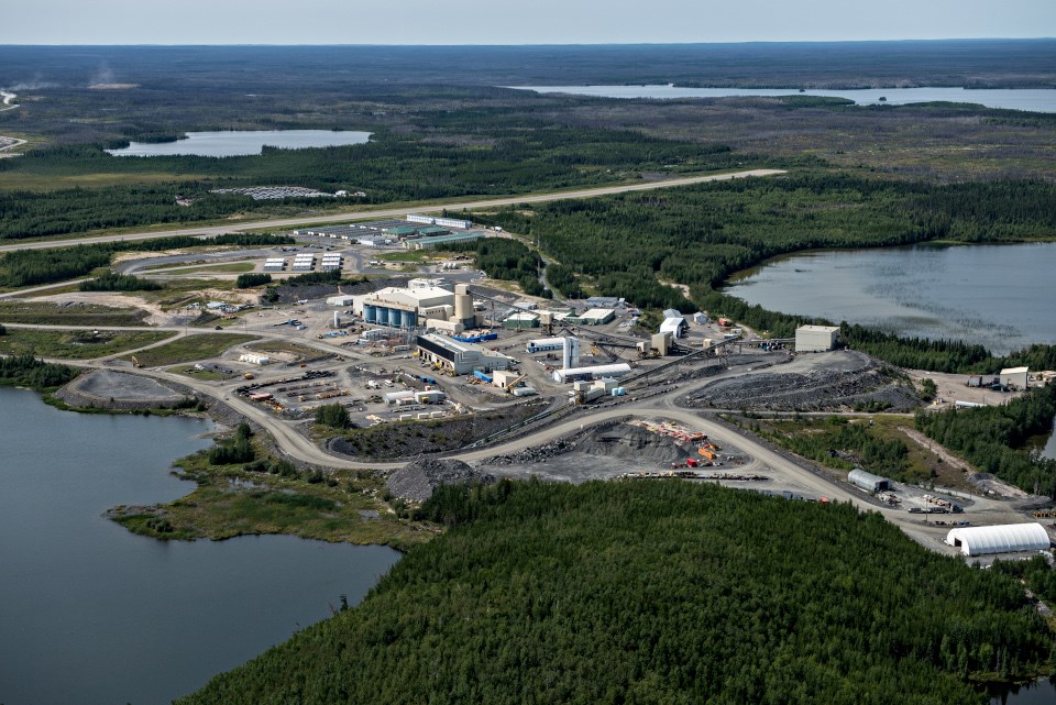 Musselwhite Mine aerial