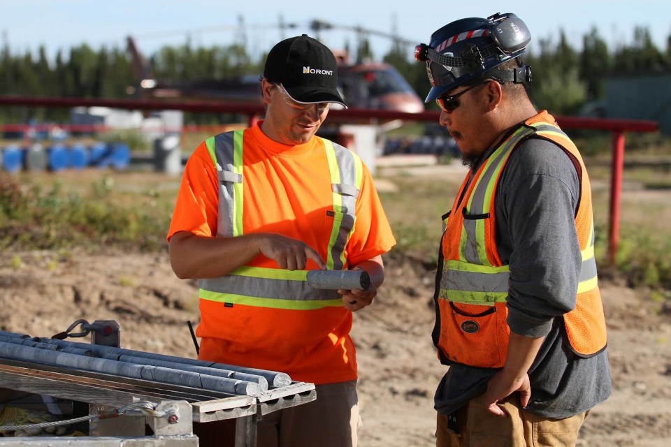 Noront drill core photo