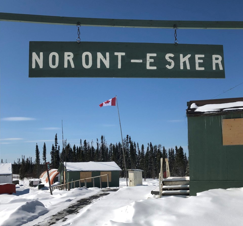 Noront Esker camp sign 4