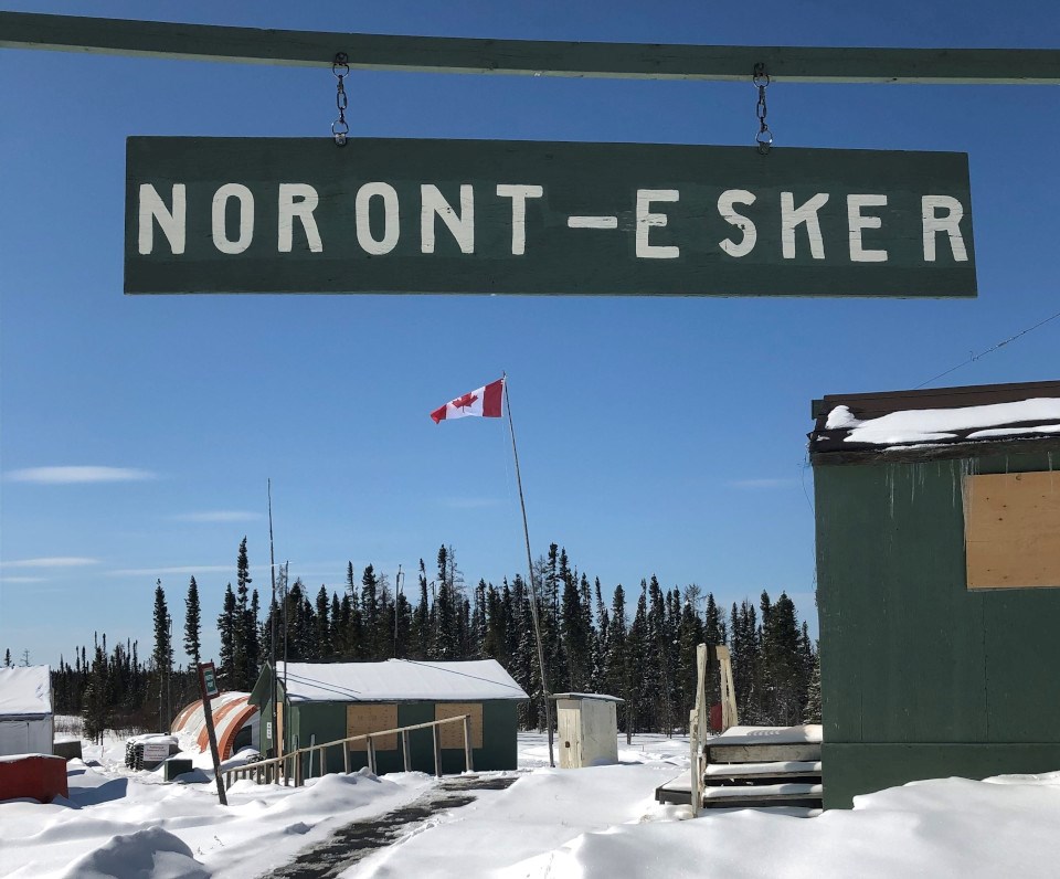 Noront Esker Camp sign 5