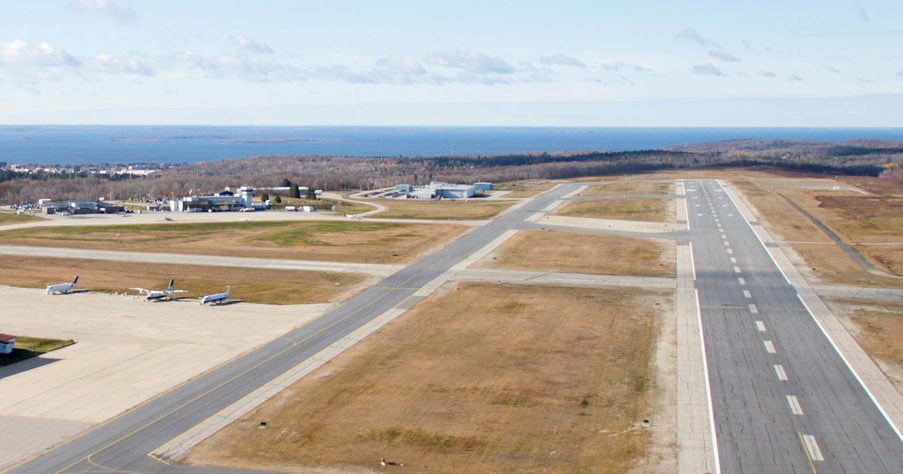 North Bay airport runway