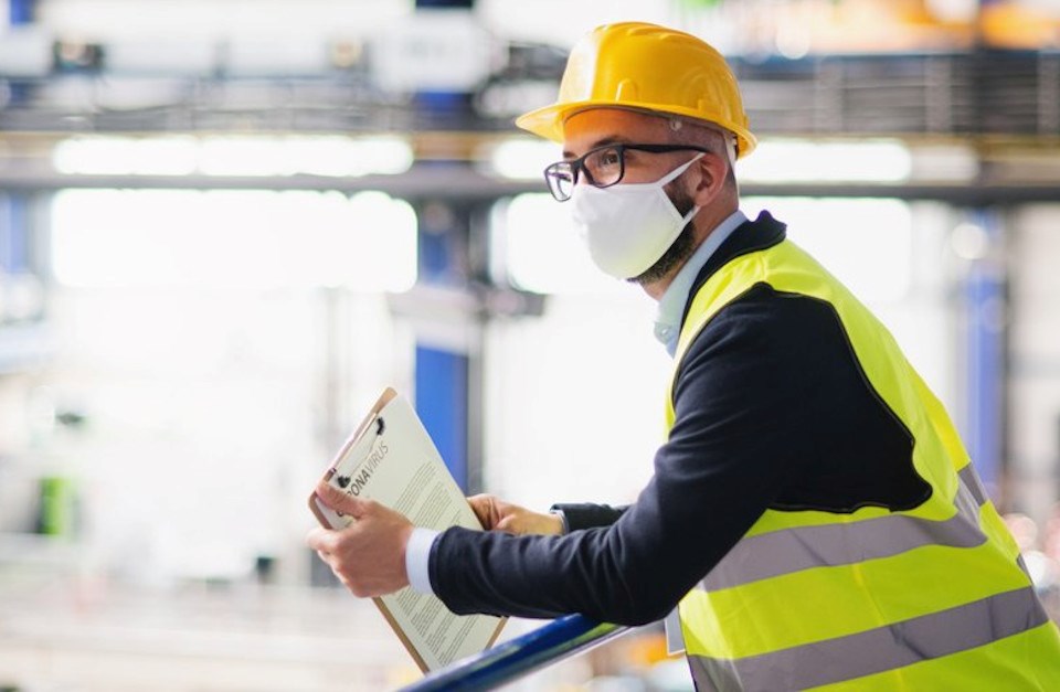 Northern College stock photo (hardhat worker)