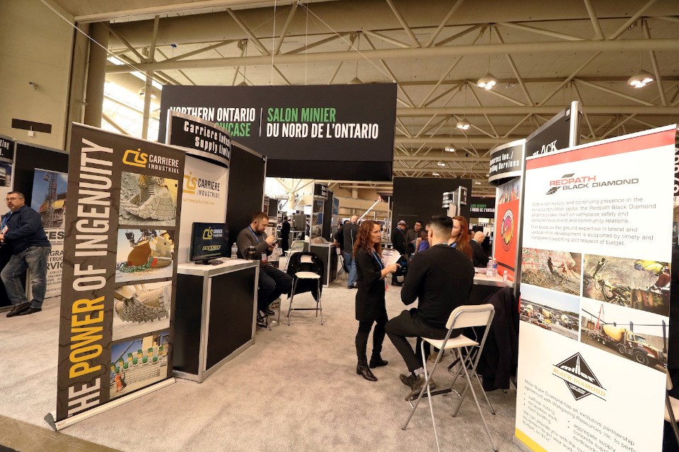 Northern Ontario Mining Showcase trade show floor