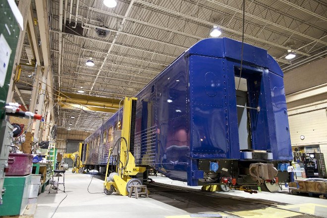 Ontario Northland remanufacture repair shop