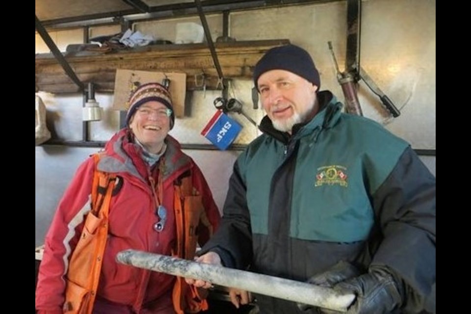 Phillip Walford (right) of Generation Mining is sharing the 2021 Bill Dennis Award with Sherry  Dunsworth (right) (Revival Gold photo)