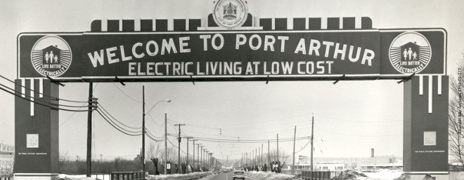 Port Arthur historic sign