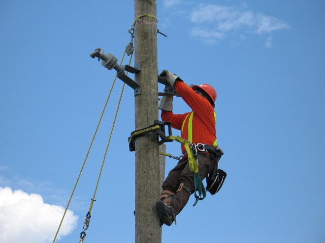 Powerline worker