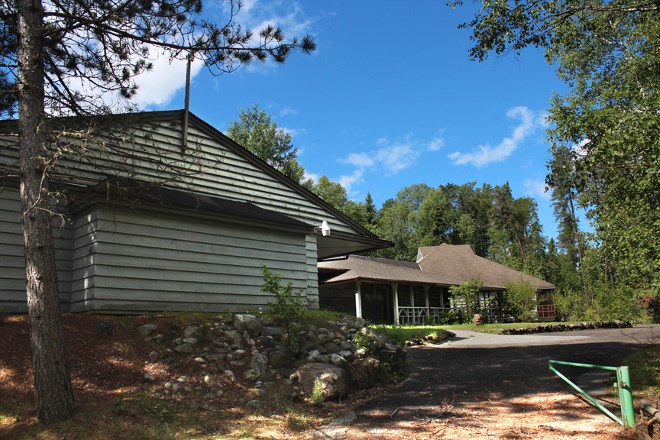 Built in the 1960s, the conference space at Quetico is once again in use by companies and groups for training workshops and courses. (Supplied).