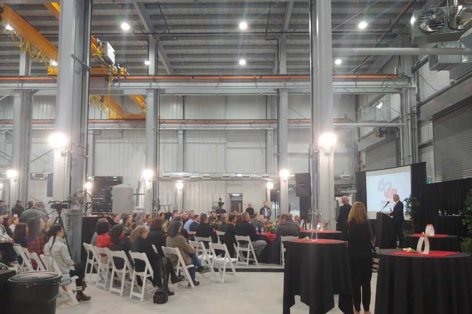Redpath's North Bay state-of-the-art mobile equipment repair facility. (BayToday photo)