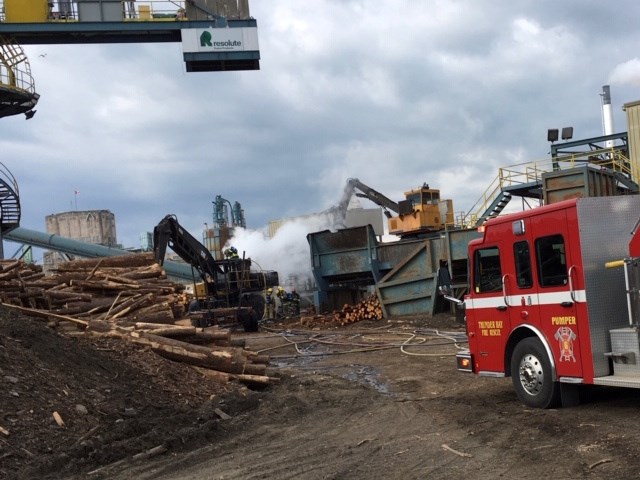 Resolute Thunder Bay yard blaze