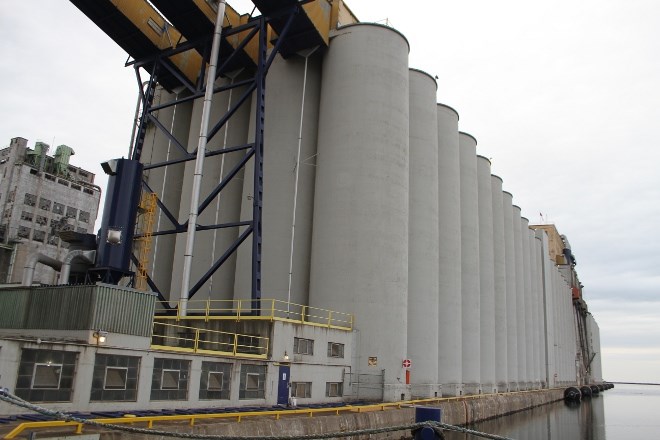 The Richardson Terminal on Marina Park Drive. It is one of two terminals owned by the grain and oilseed exporting corporation.