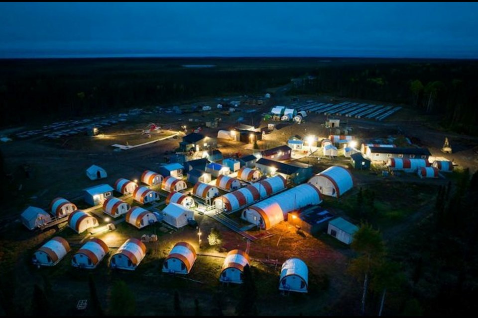Ring of Fire Metals' Esker exploration camp, the proposed site of the Eagle's Nest nickel mine (Ring of Fire Metals photo)