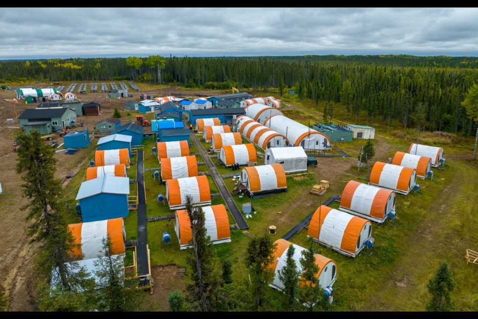 Ring of Fire Metals' Esker exploration camp in the James Bay region, the proposed site of the Eagle's Nest nickel and copper mine (Ring of Fire Metals photo)