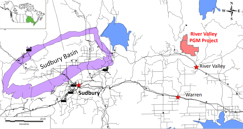 River Valley mine map