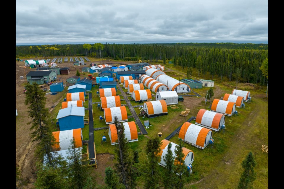 Ring of Fire Metals' (formerly Noront Resources) Esker exploration camp in the James Bay region (Company Facebook photo)