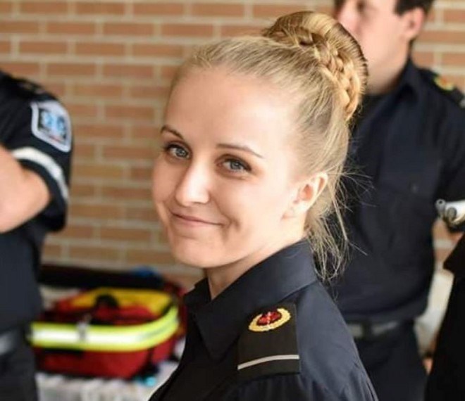 Samantha McLean graduated with the 2018 class and says the program offered her critical training to prepare her for the realities and rewards of being a paramedic. 