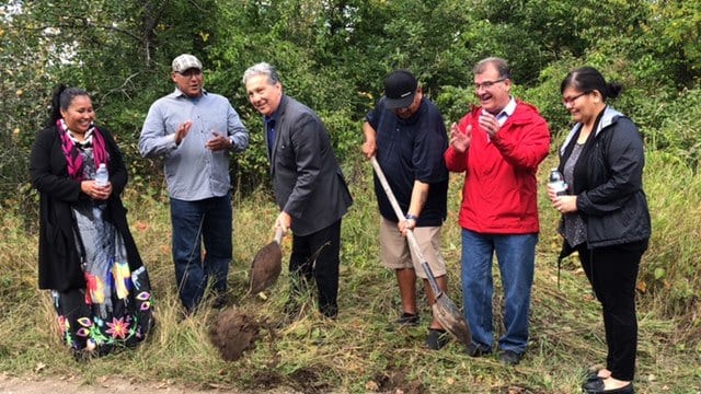 Shoal Lake water plant groundbreaking