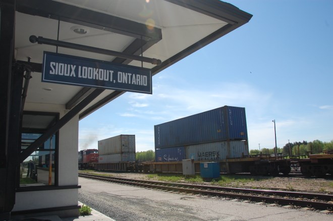 Sioux Lookout rail yard