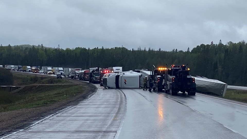 South River transport crash (OPP photo)