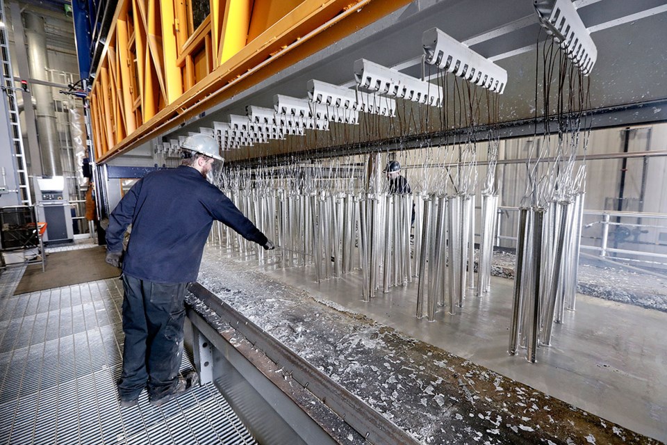 Hot-dip galvanizing is the process of dipping fabricated steel in a bath (or “kettle") of molten zinc in order to create a chemical and physical barrier against corrosion (supplied photo)
