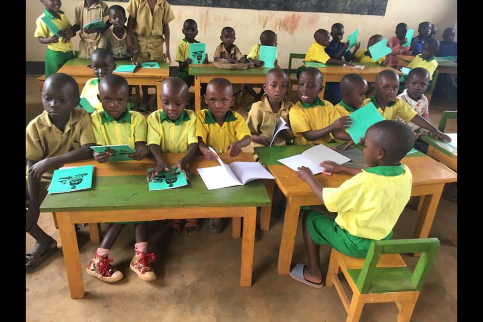 Le chemin de la lumière is an ongoing initiative to build classrooms in the village of Kavumu (supplied photo)