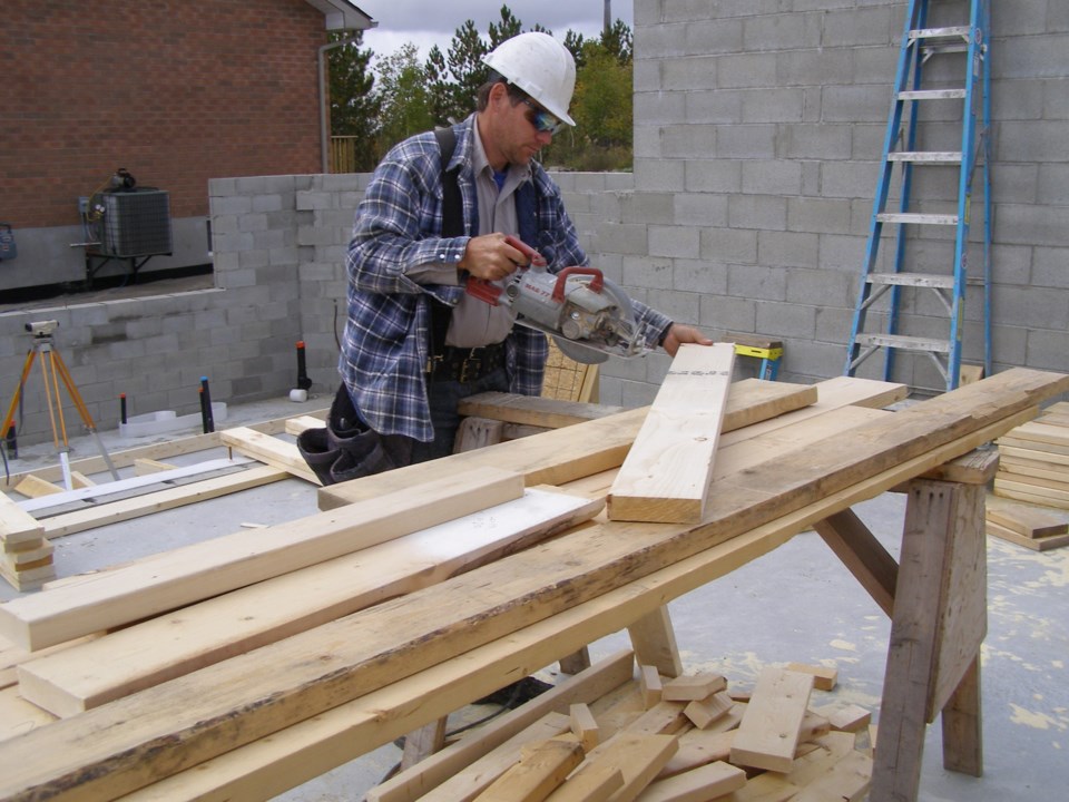 Sudbury carpenter (NOB file photo)
