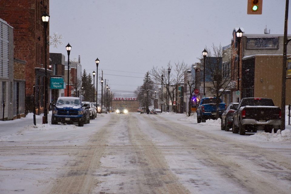 Third Avenue Timmins (Winter)