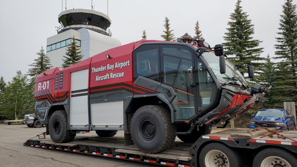 Thunder Bay Airport fire truck