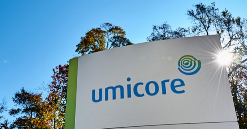 Umicore sign