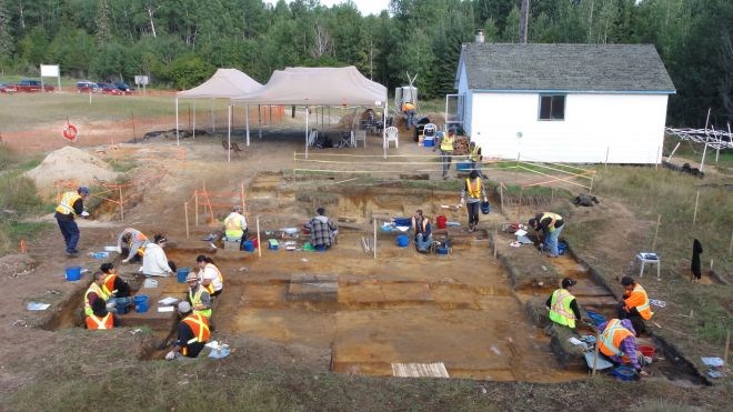 A Stage 4 archaeological assessment conducted by Woodland Heritage Services south of Timmins. Woodland Heritage photo      