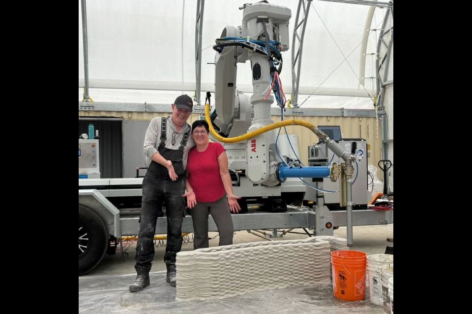 Linda Resiman and Zohar Klevan launched 3D Construction Printing Muskoka to introduce a new, affordable housing option to Ontario.