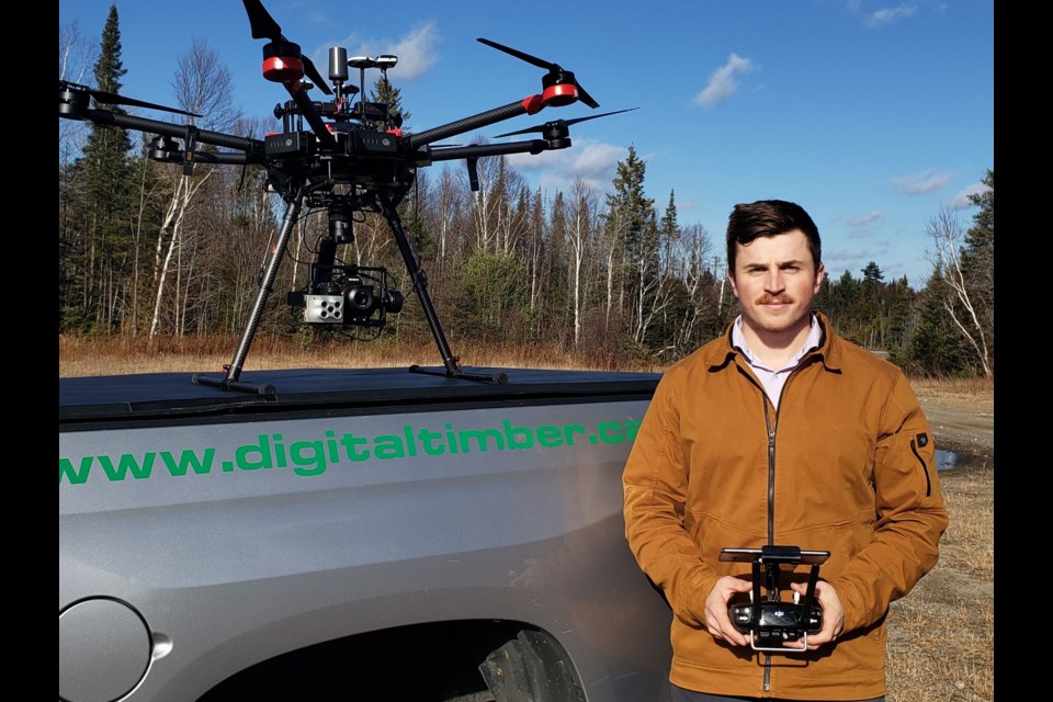 Eric Rayner is the general manager and lead field technician at Digital Timber, which is set to launch in January. (Supplied photo)