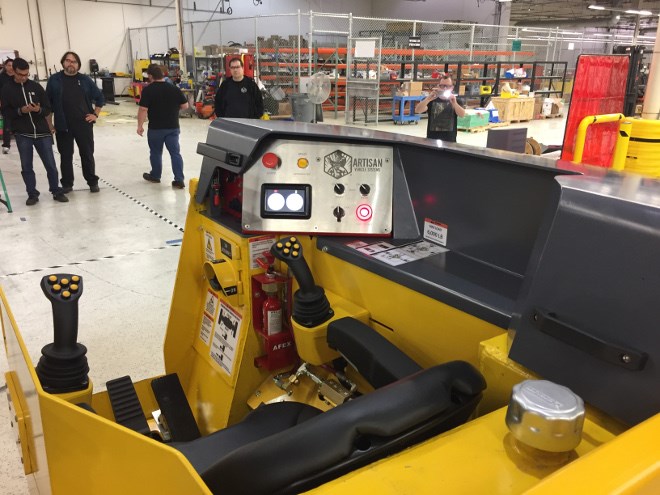 Sandvik has closed its Kirkland Lake shop, which serviced Artisan battery-electric vehicles in use at Kirkland Lake Gold's nearby Macassa Mine. (Supplied photo)