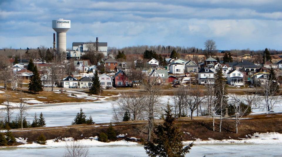 The Town of Cochrane, Ont., is located about an hour's drive northeast of Timmins.