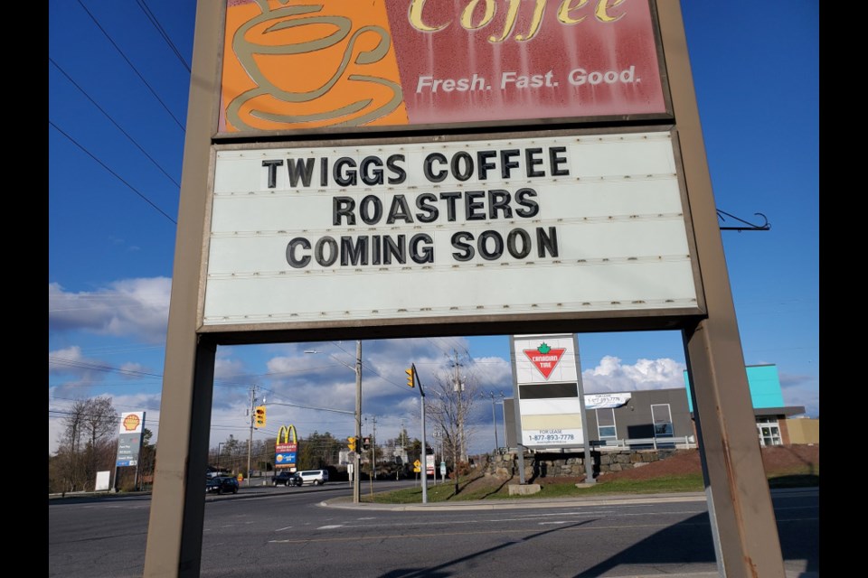 The Parry Sound location of Twiggs Coffee Roasters opened on June 5, 2020. (Facebook photo)