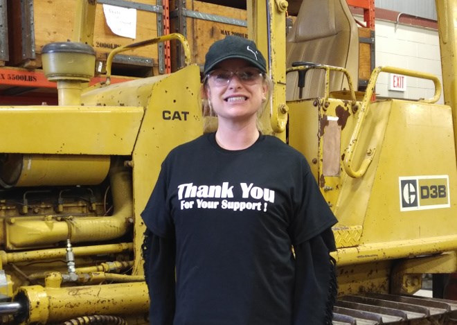 Students in the Heavy Equipment Technician program benefit from hands-on experience in the shop. (Supplied photo)