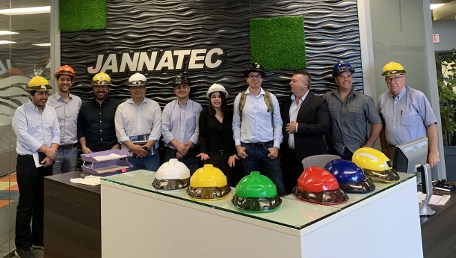 A delegation from Chile's Codelco – the world's largest copper mining company – is visiting Sudbury Aug. 5-9 to learn about the city's mining expertise. Jannatec manufactures wearable devices designed to help enhance a miner's health and safety. (Twitter photo)