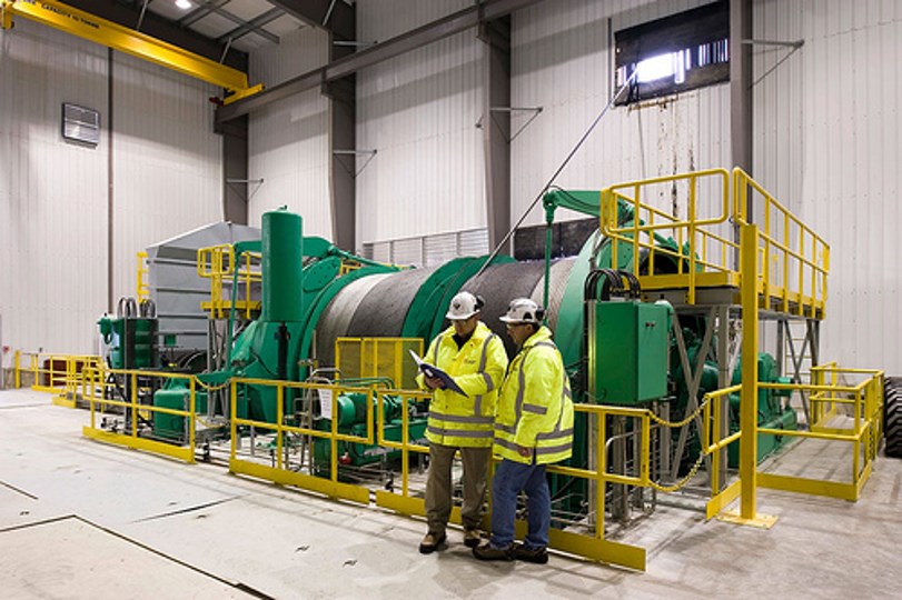 RSLake Shore Gold (Timmins Mine hoist room)