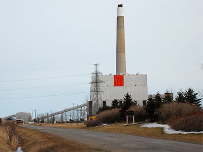 The Thunder Bay Generating Station on Mission Island (file image)