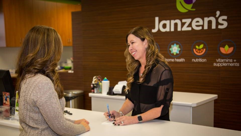 Brenda Adams has owned Janzen's Pharmacy since 2002, but the flagship site has actually been in business for more than a century.