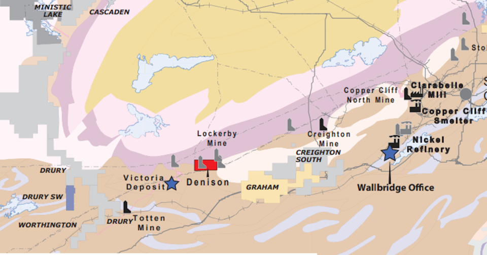 Wallbridge Sudbury property map 10