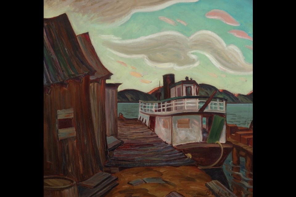 'Sunset at Port Loring' by artist Jack Bush co$35,000 at the live auction