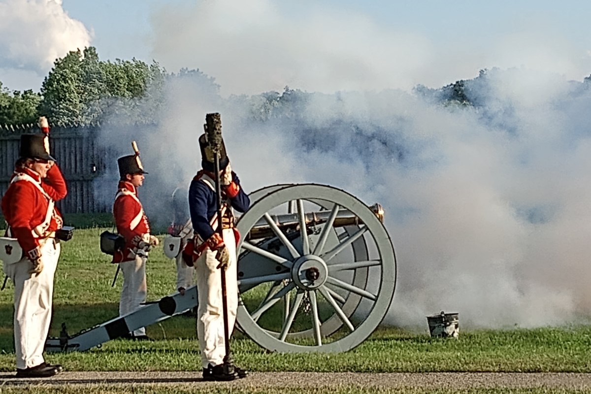 Kids activities, infantry displays, music and a spectacular fireworks display at Fort George on Canada Day